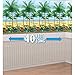 Party City Sunny Beach Scene Setter Supplies, Include a Bamboo Room Roll and Palm Tree Room Roll, Cut to Fit Your Space