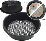 B2C Garden Sieve Plastic Large Round Rectangular Soil Sifter 4mm-10mm view 4