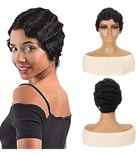Janet Collection Human Hair Wig Mommy Color 1 Black NIB Tangle Free Costume Mommy 2 - 100% Pure Human Hair Wig By Janet Collection main image 4