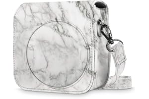 Fintie Protective Case for Fujifilm Instax Mini 8 Mini 8+ Mini 9 Instant Camera - Premium Vegan Leather Bag Cover with Remova