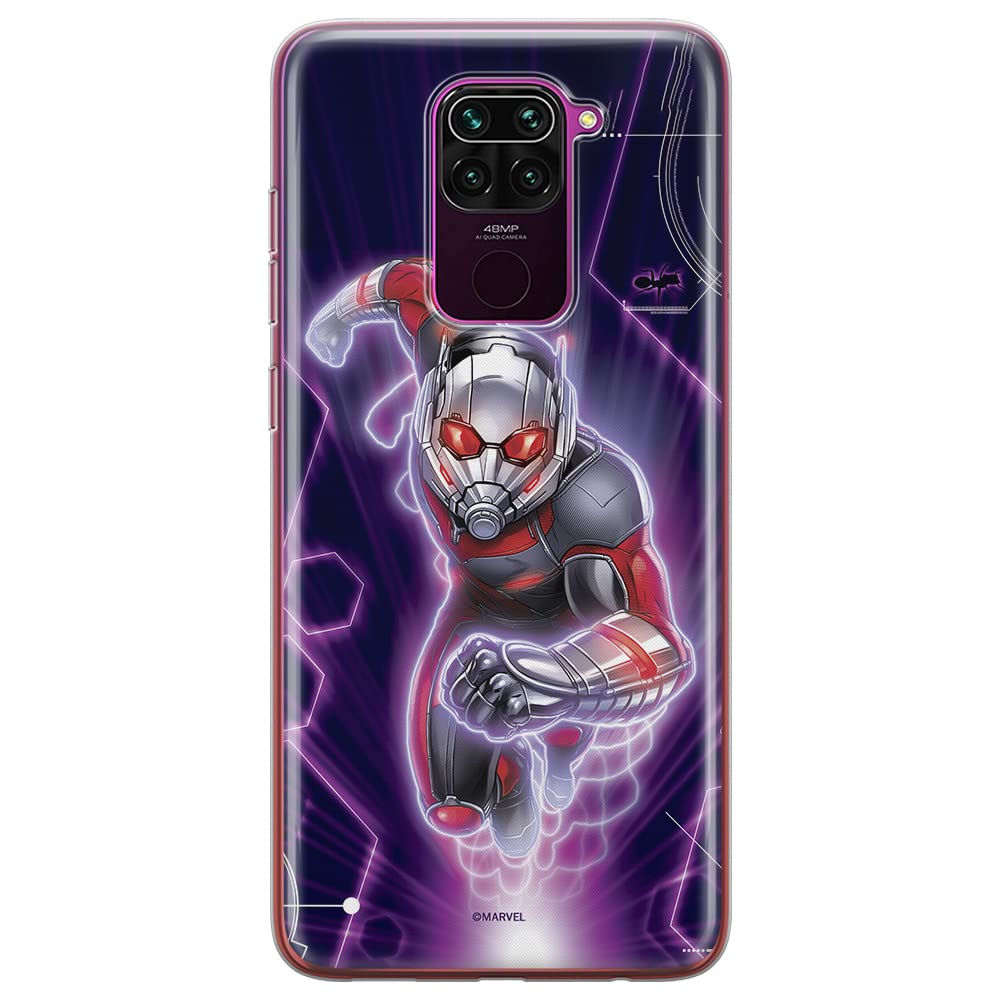 ERT GROUP mobile phone case for Xiaomi REDMI NOTE 9 original and officially Licensed Marvel pattern Ant Man 001 optimally adapted to the shape of the mobile phone, case made of TPU