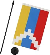 AZ FLAG Nagorno-Karabakh Table Flag 5x8 inches 21x14 cm Polyester view 3