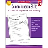 Comprehension Skills: Short Passages for Close Reading: Grade 3