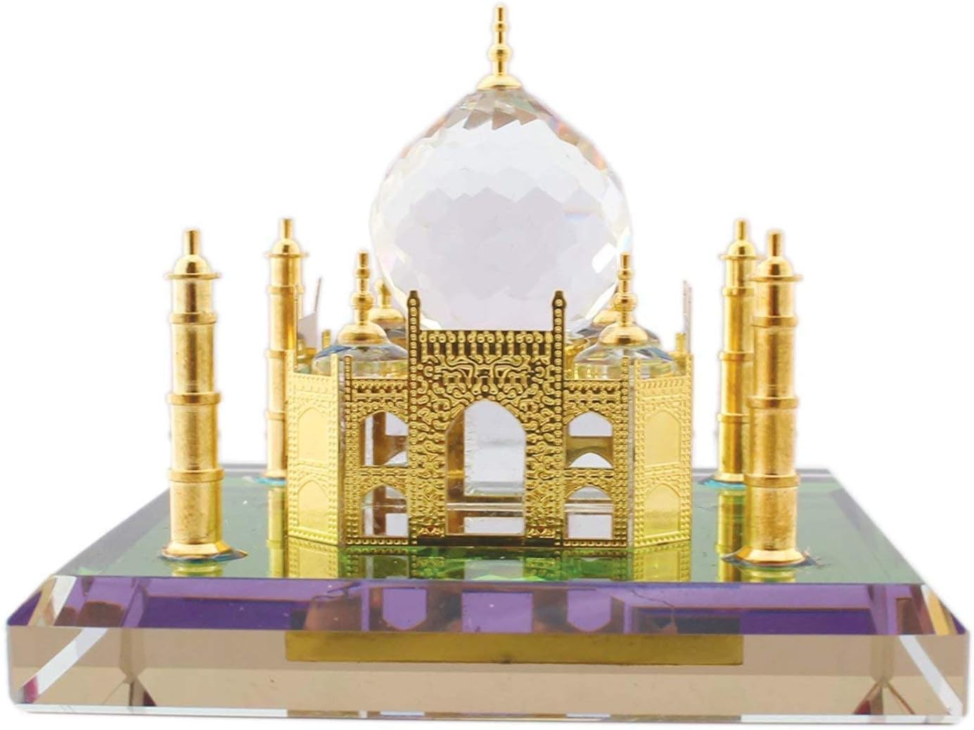 Decor India Handicraft Crystal Taj Mahal Decorative