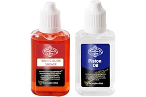 Rochix Synthetic Valve Oil & Tuning Slide Grease for Trumpet,Trombone,French Horn,Tuba,Euphonium and Other Brass Instruments