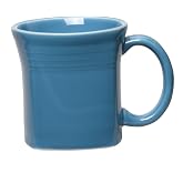 Fiesta 13-Ounce Square Mug, Peacock