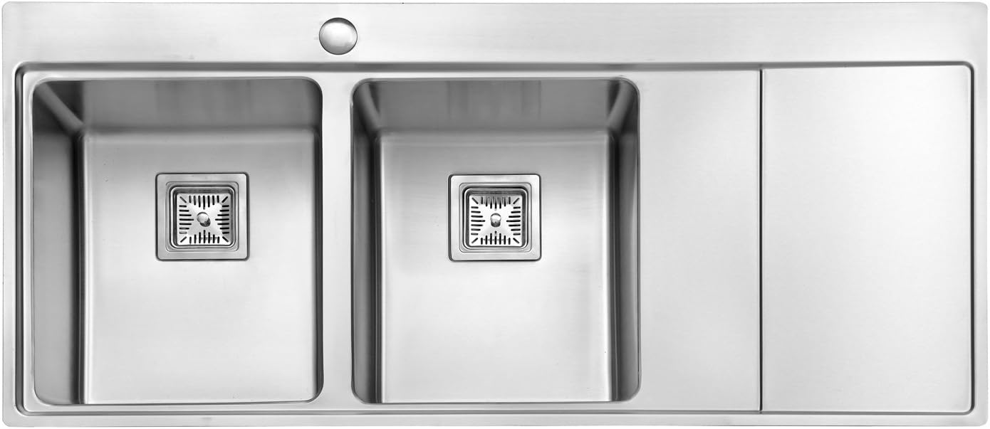 JASS Ferry Premium 1.2mm Thickness Stainless Steel Kitchen Sink Double