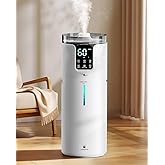 Lacidoll Humidifiers for large room bedroom,16L/4.2Gal Whole house humidifier for home 1500 sq.ft. Ultrasonic cool mist humid