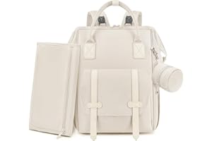 ROSEGIN Diaper Bag Backpack for Baby Boy Girl - Small/Large Size, Waterproof Changing Pad, Pacifier Case, Stroller Straps - Cute, Stylish, Essential for Travel Mom Dad - Ideal Baby Shower Gifts