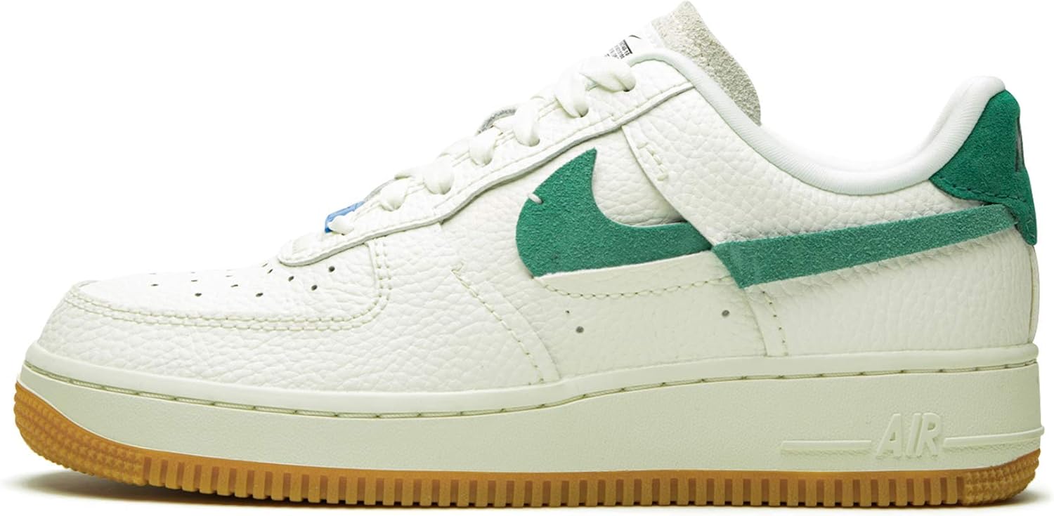 Amazon.com | Nike Womens WMNS Air Force 1 '07 Lxx Sail/Mystic Green-Light Blue Bv0740 100 - Size 