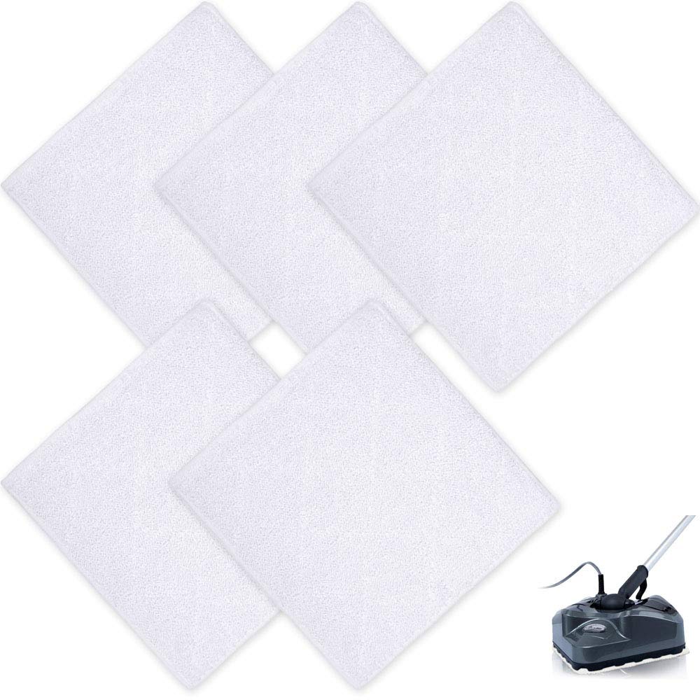 KEEPOW Steam Mop Pads Compatible with OApier S8, for Light N Easy S7338 S7339 Steam Mop, Reusable Replacement Pads for Floor Steamers, 5 Pack
