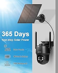 ANRAN 4G LTE Cellular Solar Security Camera