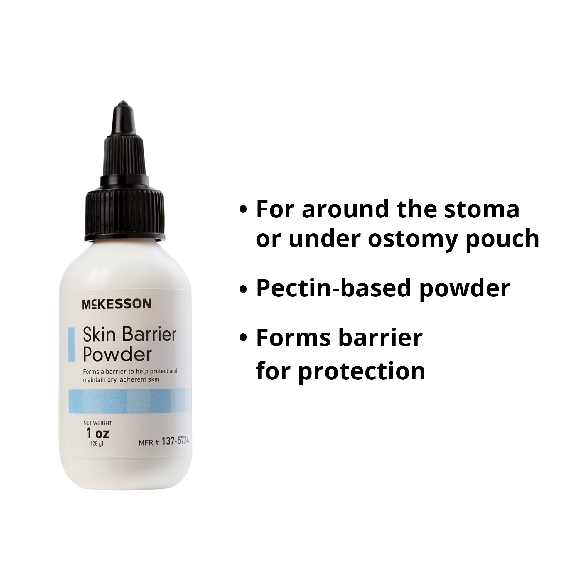 McKesson Skin Barrier Powder, Protect and Maintain Dry Adherent Skin, 1 oz, 1 Count