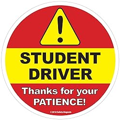 Student Driver Window Clings (10 Pack) - 6" Round