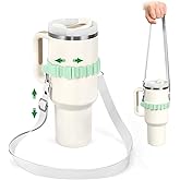 Blissfuhue Silicone Water Bottle Straps, 28.5" Internal Adjustable Water Bottle Holder Straps