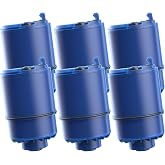 AQUA CREST Filter Replacement for PUR&reg; Water Filter Replacement, 6 Pack | Compatible with All PUR&reg;PLUS Water Filter, PUR&reg; Faucet Filter Replacement RF-9999&reg;, NSF 42 Certified, 18-Month, 1800-Gallon