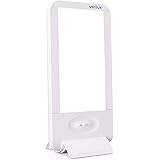 Verilux® HappyLight® Full-Size - UV-Free Therapy Lamp, Bright White Light with 10,000 Lux, Adjustable Brightness, 2 Interchan