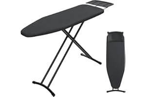 Ironing Board 48x15, Wide Heavy Duty Full Size Iron Board with Retractable Iron Rest, BlissBoard Sturdy Frame with Ultra Thic