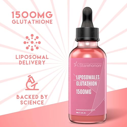 Starehonorr Liposomal Glutathione Liquid 1500 mg, Reduced Glutathione  Supplement, 2.02 oz in Dubai - UAE