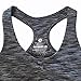 Riverberry Womens Actives Racerback Yoga Workout Exercise Top with Built-in Shelf Bra, Black, Large/X-Large