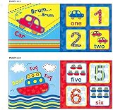 First Steps Set of 4 Baby Bath Books ABC Numbers Letters Floating view 2