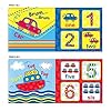 Set of 4 Baby Bath Books | First Words ABC Letters & Numbers | Plastic Coated & Padded | Floating Fun Educational…
