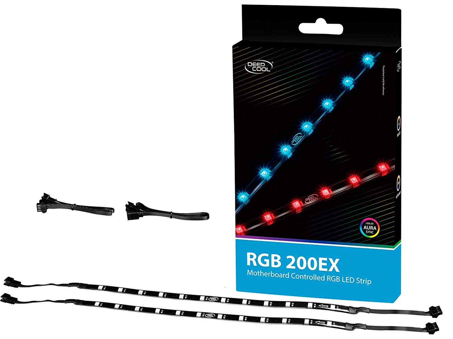 DEEPCOOL RGB 200EX RGB LED Strip, SYNC Controlled via 12V