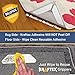 Rug Gripper Tape Pads 8pcs [Anti Slip, Non Skid] Carpet Corners Easily Stick Rugs to Floor, [Reusable] Uses Kraftex Double Sided Carpet Tape [Grips Any Floor] No Damage to Hardwood, Wooden Floor