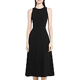 Theory Women's Sleevless a Line Midi Dress
