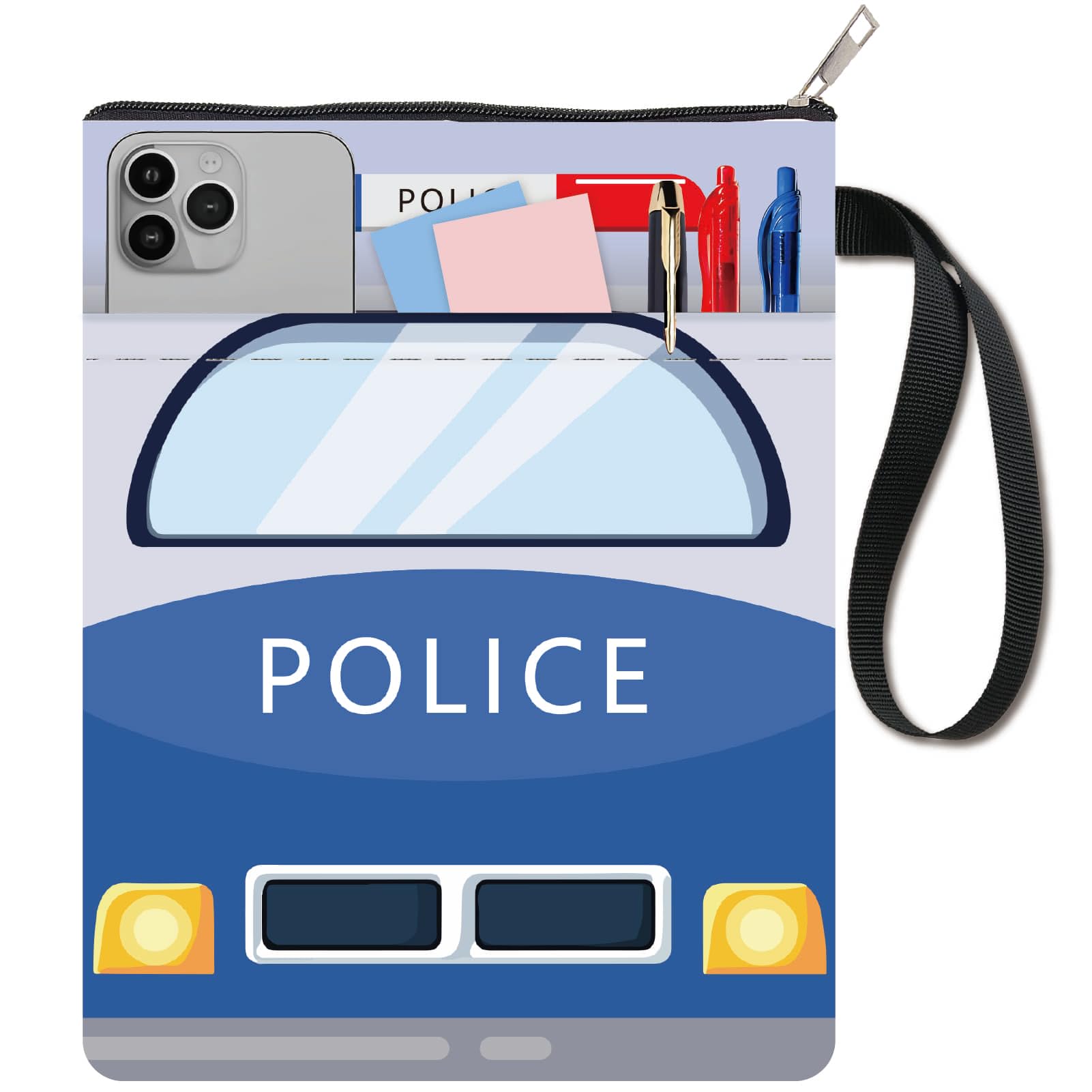 CRASPIRE Vehicle Book Sleeve Book Covers Zipper Front Pocket Book Pouch 11 x 8.7 Inch Washable Cloth Book Protector Bookish Librarian Club Gifts Reading Accessories Hardcover Paperbacks Bookworm