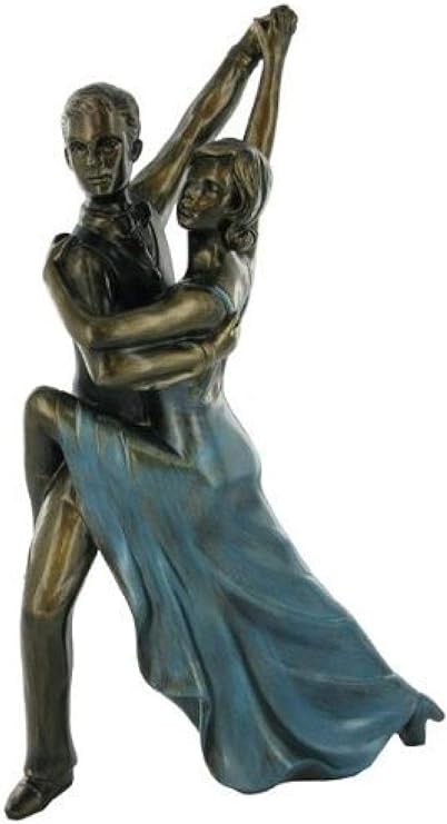 ZWJWJ Escultura Hermosa Escultura de Danza de Bronce Fundido en frío