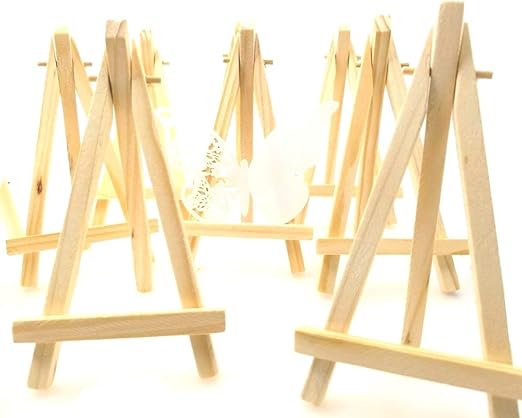 JOTOL Mini Tela Con Cavalletto, 12 Pezzi Di Tela Da Dipingere, Mini - Foto 3