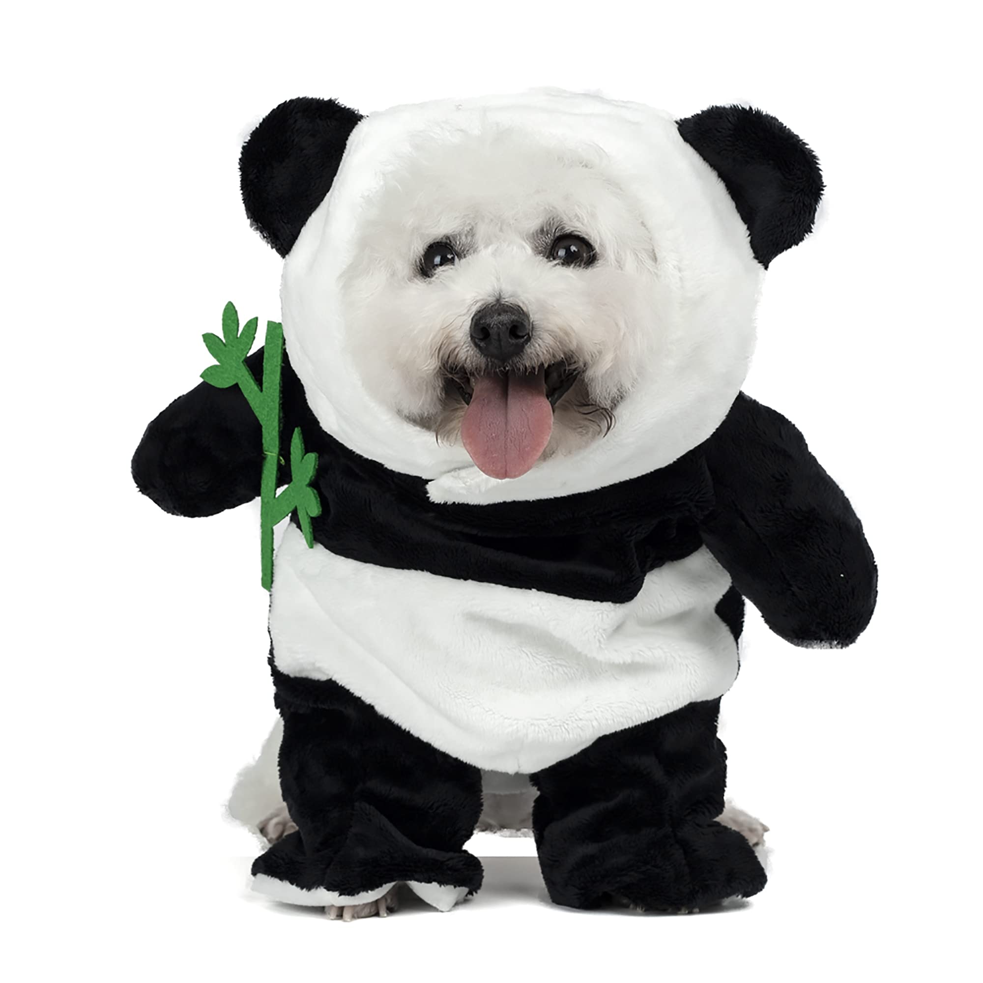Panda Dog Costume, Pet Halloween Cosplay Dress Up Costumes, Walking Panda Pet Clothes with Fake Arms, Dog Cat Outfits Coat Clothes for Small Medium Large Puppy Cat Dogs (XL)