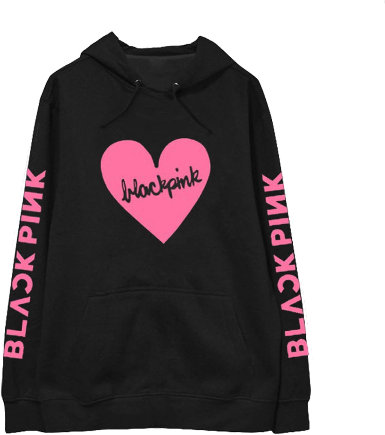 babyhealthy Kpop Blackpink Hoodie Jisoo Jennie Rose Lisa Black Long Sleeve Sweatshirt Pullover