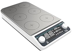 QIUSUO Multi-Position Hot Plate Magnetic Stirrer