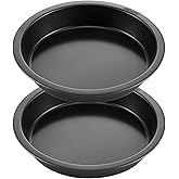 CHEFMADE Round Cake Pan, Nonstick 8 Inch Cake Pan for Baking, Set of 2