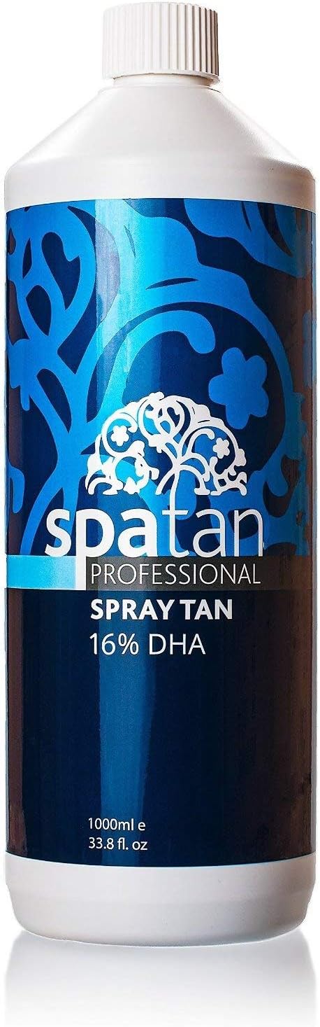 Spatan Spray Tan Solution, 1 Litre, 16% DHA, XDark