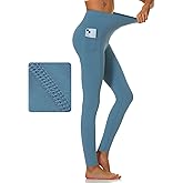 KOWBEAR Womens Yoga Leggings 4-Way Stretch High Waisted Tummy Control Pant with Pocket Workout Athletic Gym Casual Pants