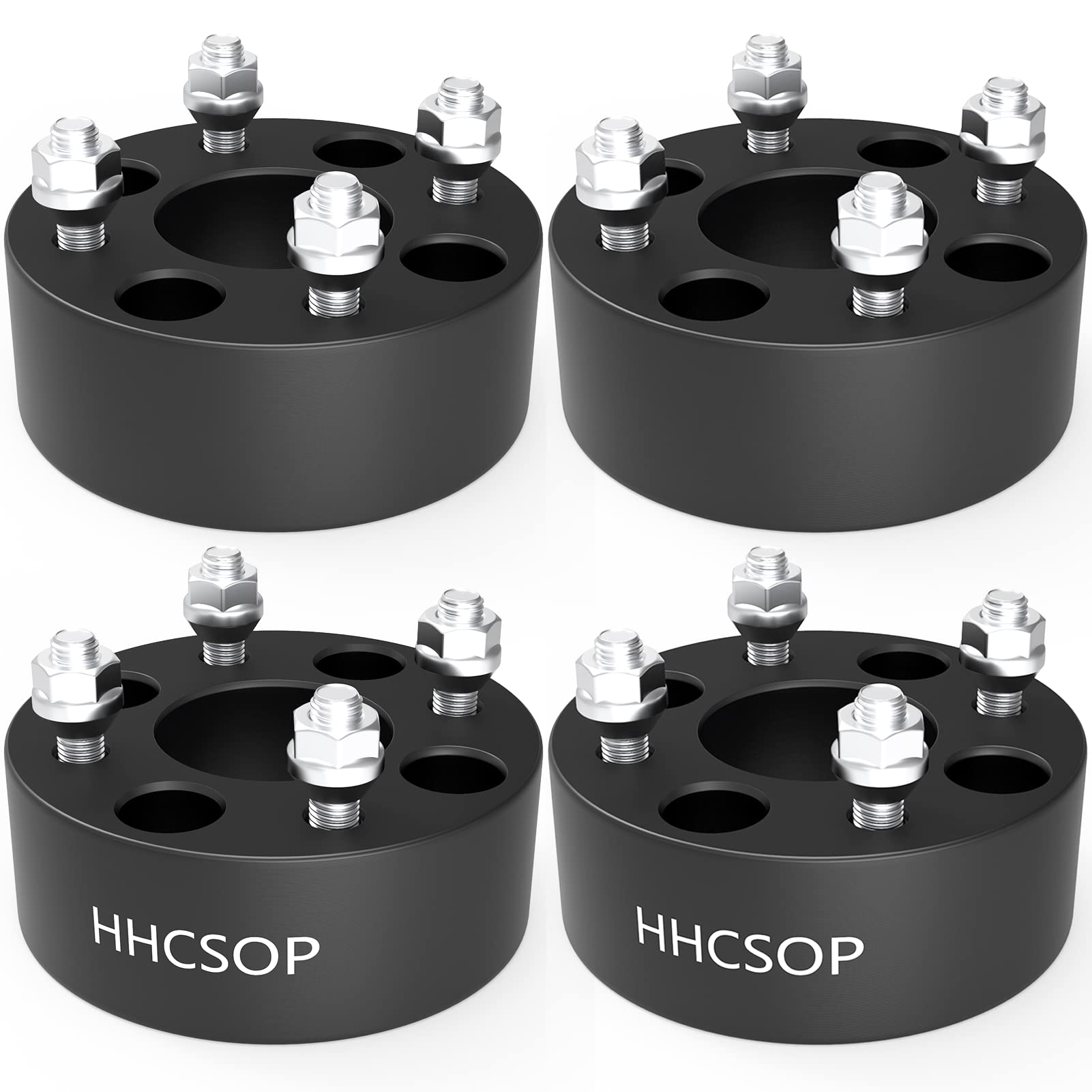 Photo 1 of HHCSOP 4x4 Golf Cart Wheel Spacers, 2 inch ATV Wheel Adapters for EZ GO EZGO Club Car, 4PCS 4x101.6mm Wheel Spacer Hub Bore 62mm with 1/2" Studs
