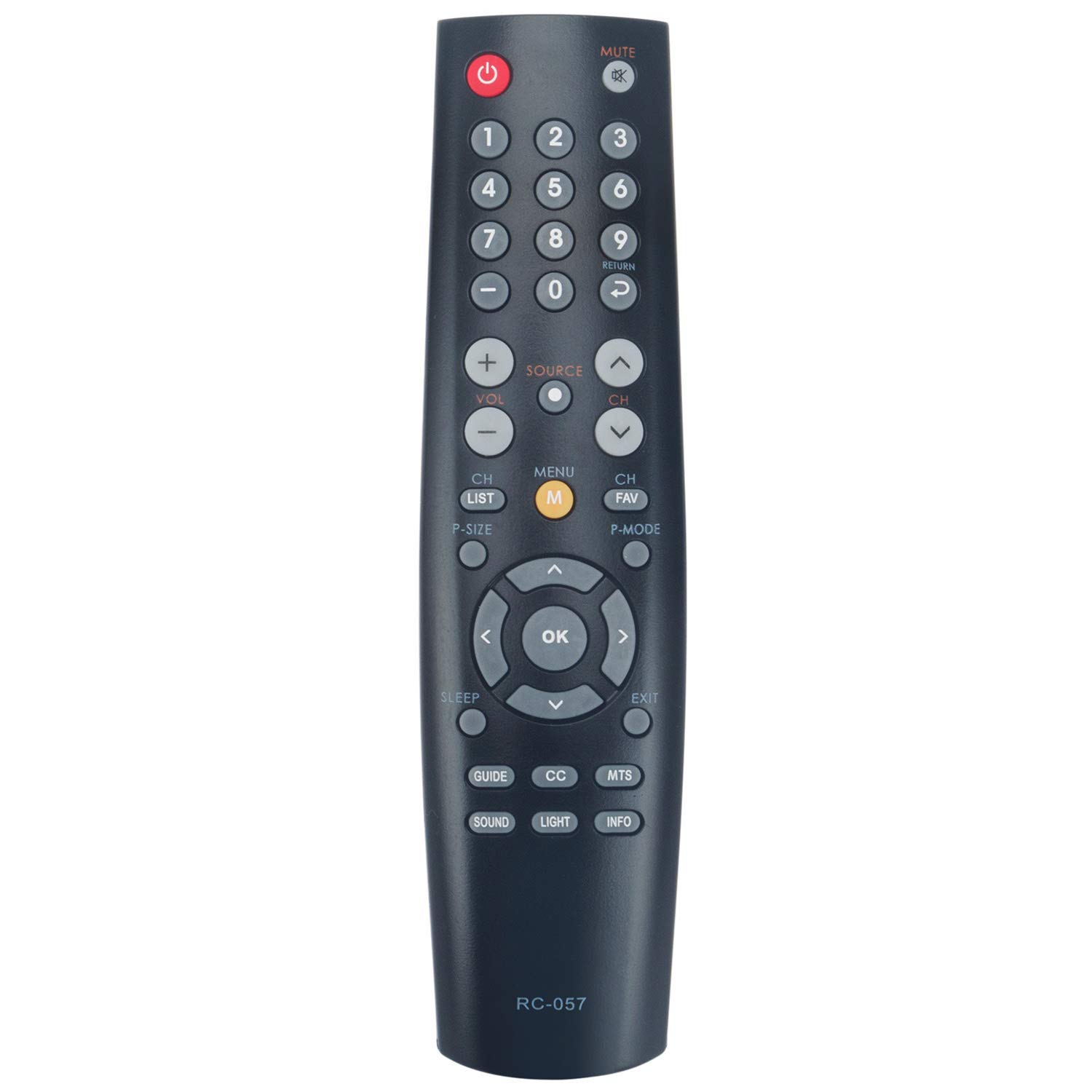 Photo 1 of RC057 RC-057 Replace Remote Control Applicable for Coby TV TFTV4028 TFTV2225 EDTV1935 LEDTV3226 TFTV1925 TFTV3229 TFTV2225 TFTV2425 LEDTV5536 LEDTV1926