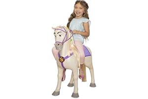 Disney Princess Playdate - Many Moods Maximus is 32 Inches Tall and Shows 4 Expressions with Sounds!
