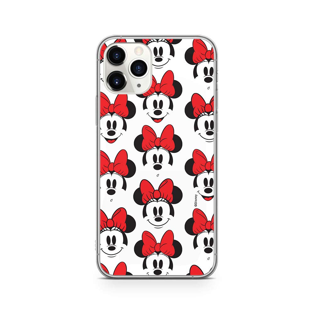 ERT GROUP mobile phone case for Apple Iphone 11 PRO MAX original and officially Licensed Disney pattern Minnie 058 optimally adapted to the shape of the mobile phone, case made of TPU
