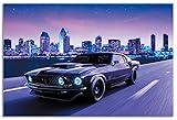 Purple Car Poster Jdm Poster Canvas Wall Art