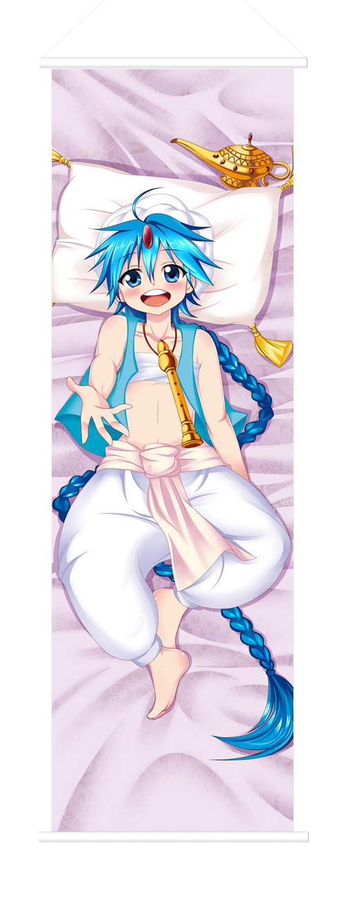Alibaba and Aladin Magi Male Hanging Painting Home Decor Anime Print Cosplay Scroll Poster for Adult