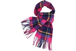 TZ Promise Herringbone Houndstooth Checked Pattern Cashmere Feel Classic Soft Luxurious Winter Scarf For Men Women