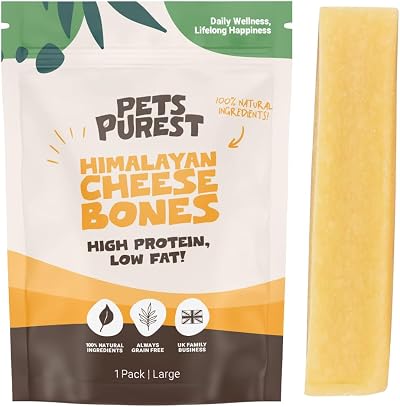Pets Purest Himalayan Yak Milk Chew Large - Natural Dental Dog Treat
