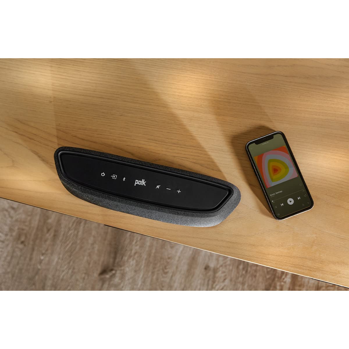 Polk Audio MagniFi Mini AX Sound Bar for TV with Wireless Subwoofer, Dolby Atmos and DTS:X Certified, Polk's patented VoiceAdjust & SDA technologies, Ultra-Compact Design, Easy Setup, Black