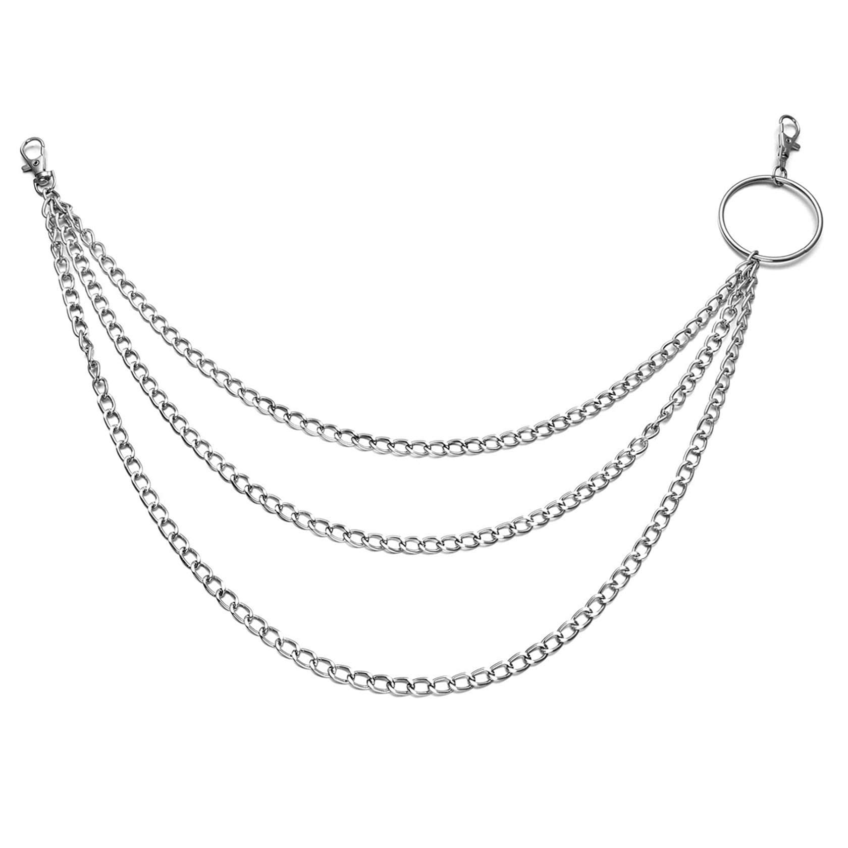 Manfnee Jeans Chain for Men Women Waist Belt Wallet Chain Hip Hop Punk Rock Style