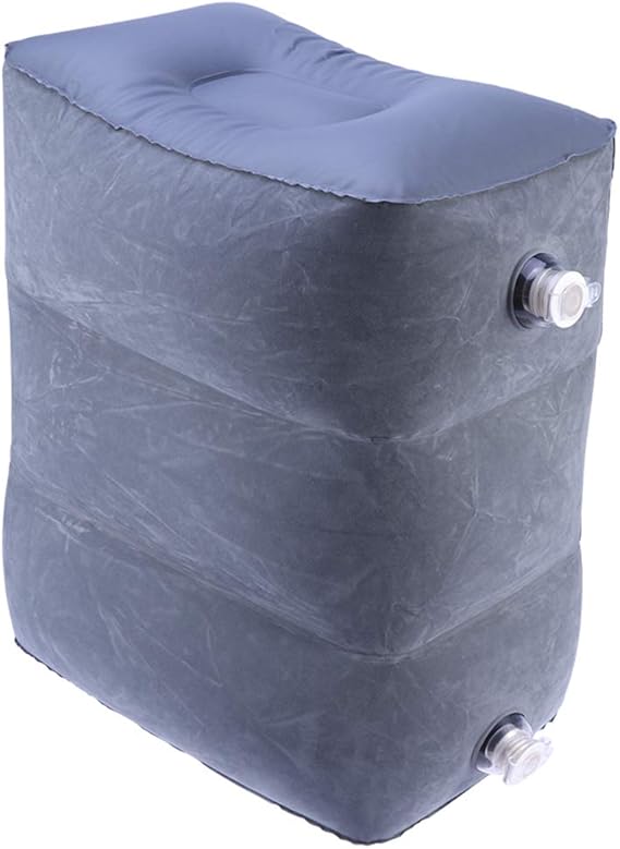 SUPVOX Travel Foot Rest Pillow Inflatable Airplane Leg Rest