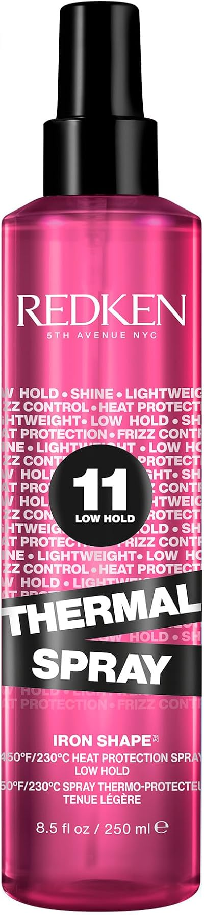 Redken Thermal Spray Heat Styling Protects Up to 230C Reduces Frizz Glossy